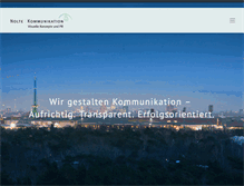 Tablet Screenshot of nolte-kommunikation.de